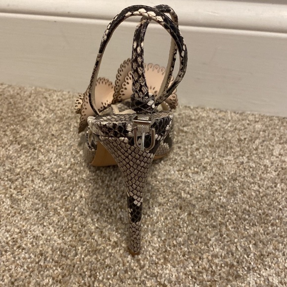 NIB Sophia Webster soleil sandal in nude and snake. Size 39.5 - Picture 9 of 16